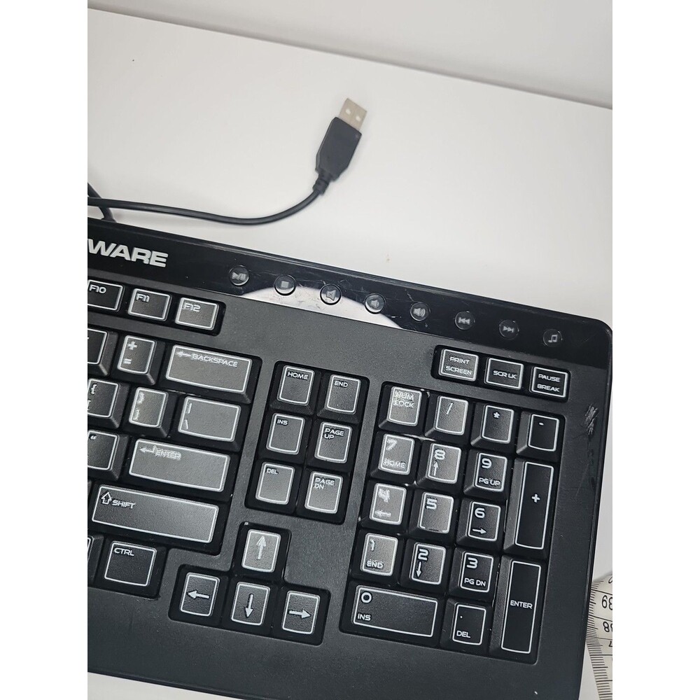AlienWARE USB Keyboard TESTED Clacky Sound Keyboard - Picture 4 of 4